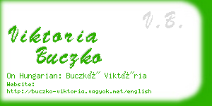 viktoria buczko business card